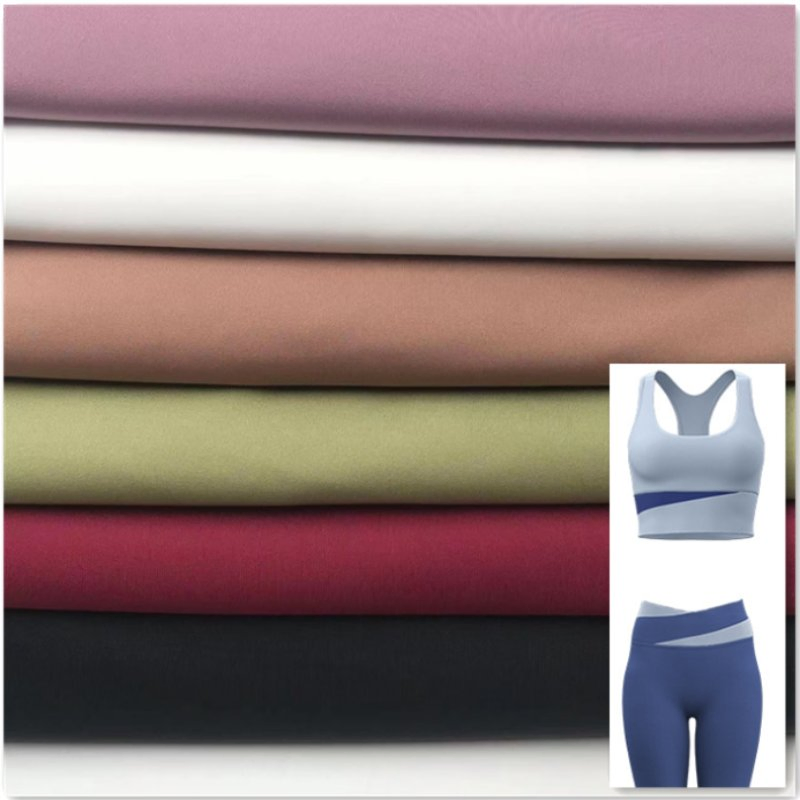 High Elasticity Sportswear Fabric with Polyester and Spandex High Elasticity Sportswear Fabric with Polyester and Spandex