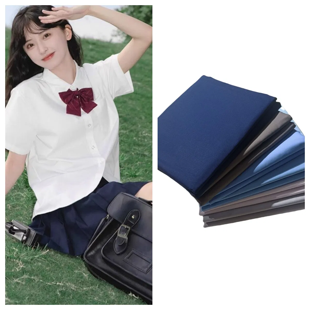 Polyester Cotton Fabric, 114GSM Textile for Shirt Production and School Uniforms Polyester Cotton Fabric, 114GSM Textile for Shirt Production and School Uniforms