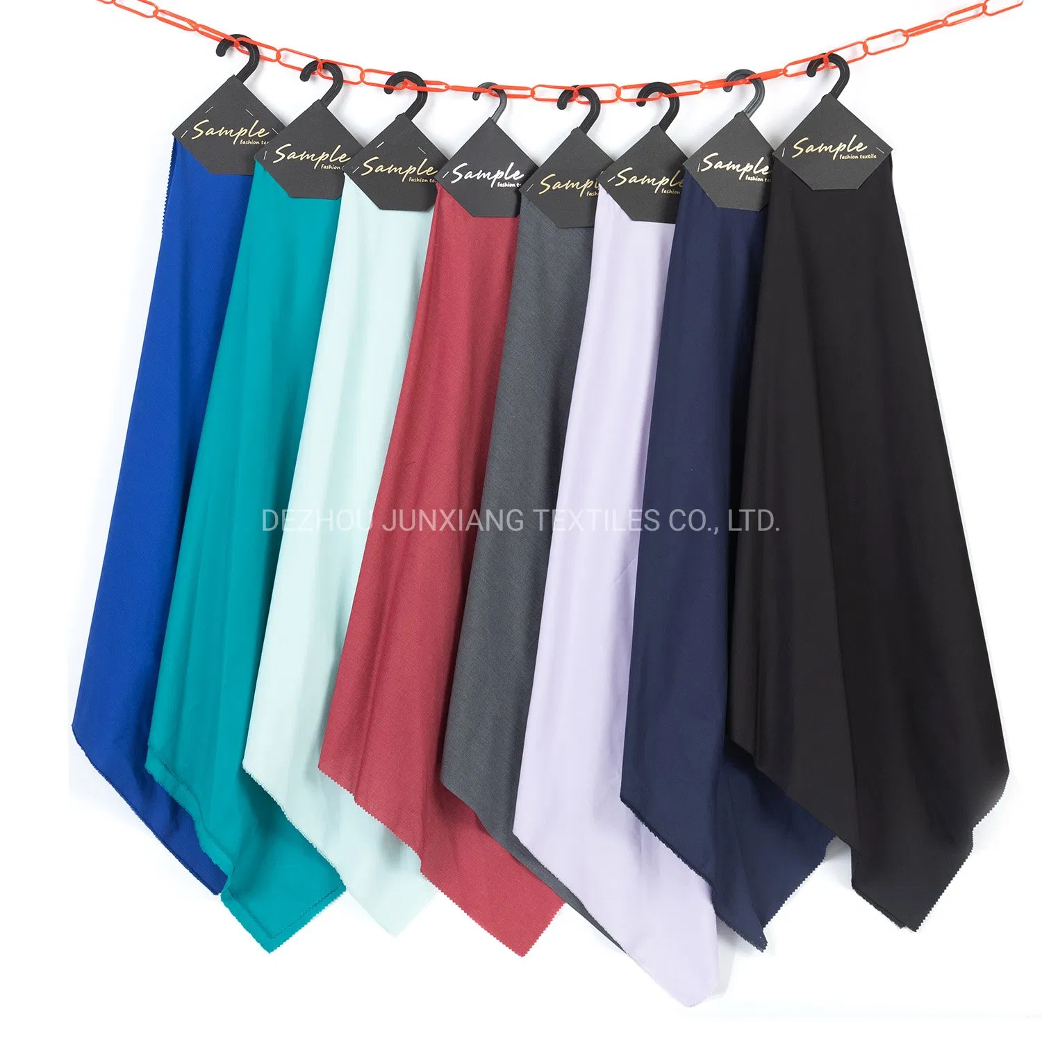 Poly Cotton Poplin Microfiber Shirts Fabrics for Men Textile Dyed China Wholsale